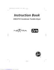 Hoover Nextra HNC271X Instruction Book