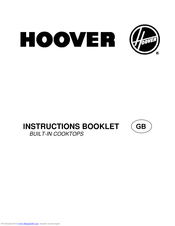 Hoover Cooktop Instruction Booklet