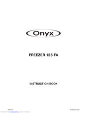 ONYX 125 FA Instruction Book
