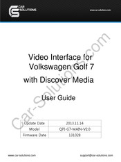Car Solutions QPI-G7-MAIN-V2.0 User Manual