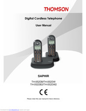 THOMSON SAPHIR TH-052DB User Manual