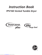 Hoover PPV160 Instruction Book