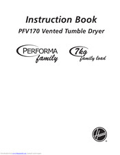 Hoover PFV170 Instruction Book