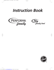 Hoover Performa Family Instruction Book