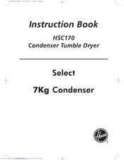Hoover HSC170 Instruction Book