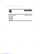 Hoover HP6 110M Instructions For Use Manual