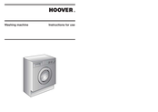 Hoover Washing machine Instructions For Use Manual