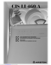 Ariston CIS LI 460 A Instructions For Installation And Use Manual
