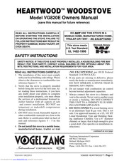 Vogelzang International HEARTWOOD VG820E Owner's Manual