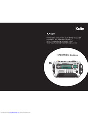 Kaito KA600 Operation Manual