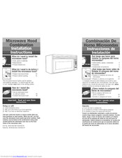 KitchenAid MH2155XPT0 Installation Instructions Manual