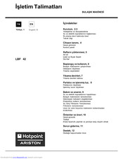 Hotpoint Ariston LBF 42 Operating Instructions Manual