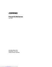 Compaq DL760 - ProLiant - 1 GB RAM User Manual