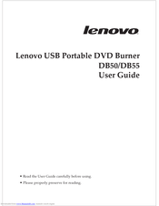Lenovo DB55 User Manual