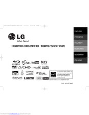 LG HB954TBW-DD User Manual
