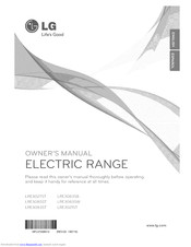LG LRE3083ST Owner's Manual