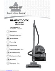 Bissell 41C7 SERIES Healthy Home PROheat User Manual