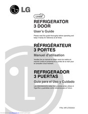 LG REFRIGERATOR 3 DOOR User Manual