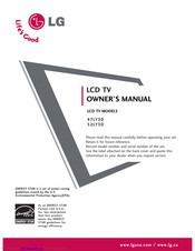 LG 52LY3D Owner's Manual