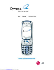 LG Qwest LX-535 User Manual