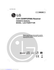 Lg LAC7700R Owner's Manual
