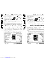PACKARD BELL Slim Remote Control Instruction