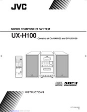 JVC CA-UXH100 Instructions Manual