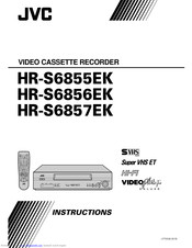 JVC HR-S6856EK Instructions Manual
