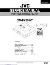 JVC XM-PX50WT Service Manual