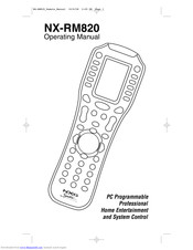Nxg NX-RM820 Operating Manual