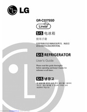 LG SXS GR-C227SSD User Manual