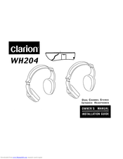 Clarion WH204 Owner's Manual & Installation Manual
