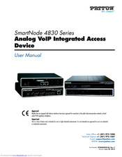 Patton SmartNode 4830 Series User Manual
