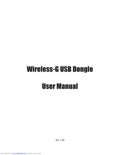 OVISLINK Wireless-G USB Dongle User Manual