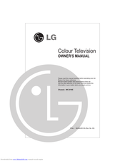 LG 21FD56 Series Owner's Manual