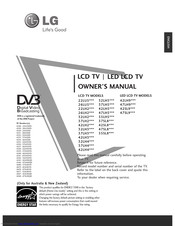 LG 26LH20D-AA Owner's Manual