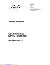 Audix Compact User Manual