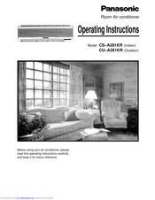 PANASONIC CU-A281KR Operating Instructions Manual