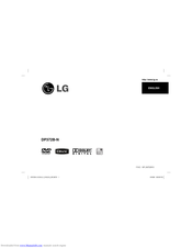 LG DP372B-N Manual