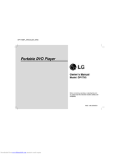 LG DP172G Owner's Manual