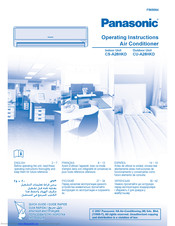 PANASONIC CU-A28HKD Operating Instructions Manual