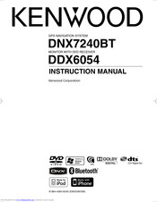 Kenwood DDX6054 Instruction Manual