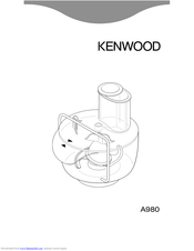 Kenwood A980 User Manual