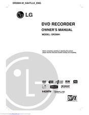 LG DR299H Owner's Manual