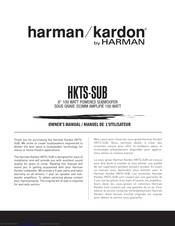 Harman Kardon HKTS-SUB Owner's Manual
