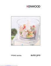 Kenwood Auto Pro FP940 series User Manual