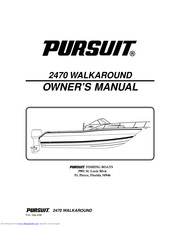 Pursuit 2470 WALKAROUND Owner's Manual