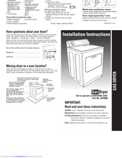 Whirlpool 3978906 Installation Instructions Manual