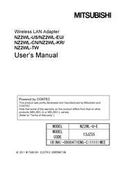 Mitsubishi NZ2WL-KRNZ2WL-TW User Manual