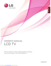 Lg LCD TV Owner's Manual